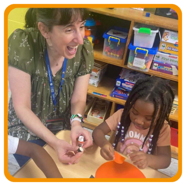 Children learning at God Chosen Development Center in Metro Atlanta, Georgia